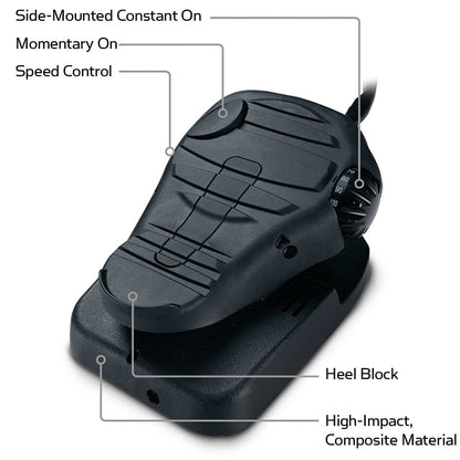 Minn Kota Edge 45 Trolling Motor, 12V 45lb 36" Foot Control