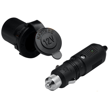 Marinco SeaLink Deluxe 12V Plug & Receptacle Kit – Marine-Grade Twist-Lock