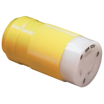 Marinco Locking Female Shore Power Connector, 30A 125V, NEMA L5-30R, UL Listed