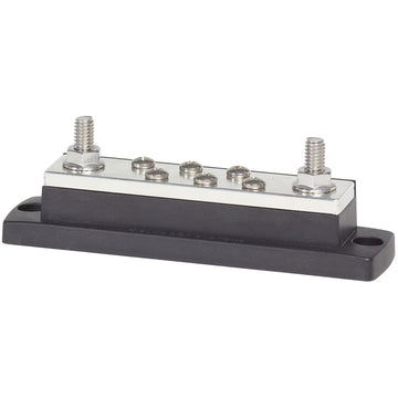 Blue Sea Systems MaxiBus 250A Terminal Block, 2 Studs & 6 Screws