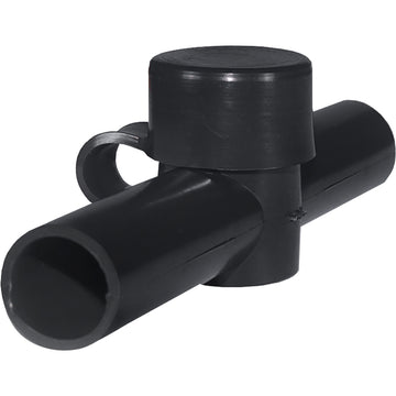 Blue Sea Systems Dual Entry PowerPost Cable Insulator, Black