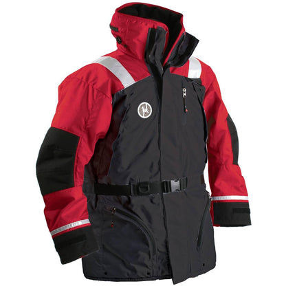 First Watch AC-1100 Flotation Coat, Red/Black, XL – USCG Type III PFD