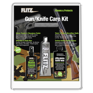 Flitz Gun & Knife Care Kit – Clean, Polish, & Protect Metal Surfaces