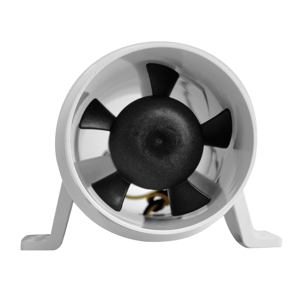 Attwood Turbo 3000 Series 12V White In-Line Blower, Part 1733-4