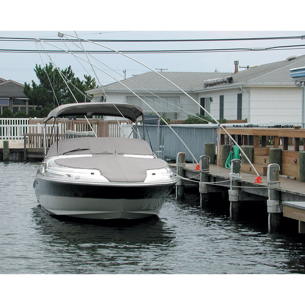 Monarch Marine Nor'Easter 2-Piece Mooring Whips, 14' L, for Boats up to 23'