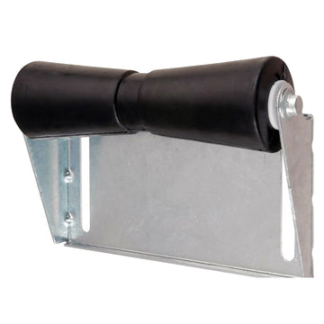 C.E. Smith Panel Bracket Assembly, 12" Spool Roller, Black - Made in USA
