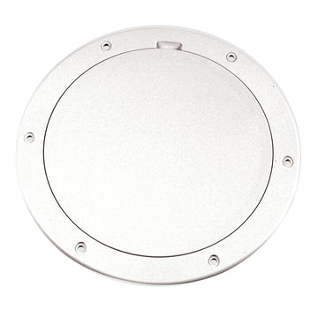 Beckson Marine DP61-W Pry-Out Deck Plate, 6" Smooth White