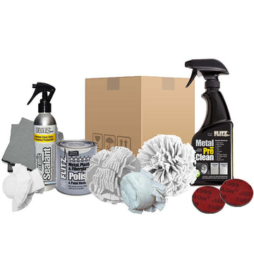 Flitz Detailers Choice Kit - Multi-Surface Restoration and Cleaning Set