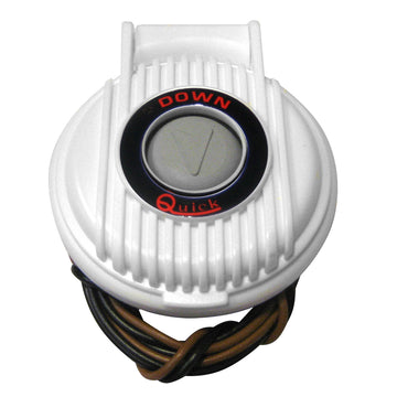 Quick 900/DW Anchor Lowering Foot Switch, White, with Safety Cover