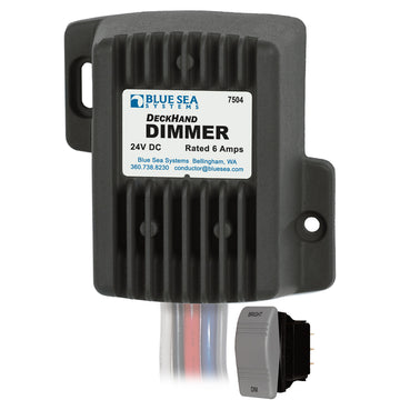 Blue Sea Systems 7504 DeckHand Dimmer, 6 Amp, 12V DC