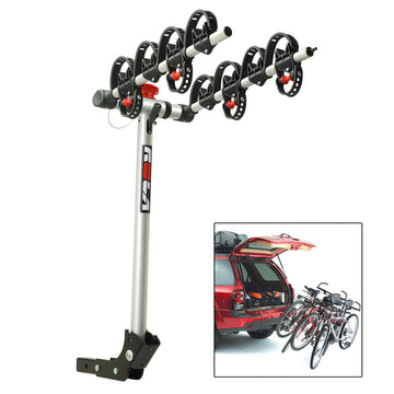 ROLA TX-104 4-Bike Hitch Carrier, Tilt & Security - 2" Receiver