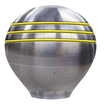 Schmitt Marine 50025 Throttle Knob, 1-1/2" Gold Grooved 316 SS - ABYC Compliant