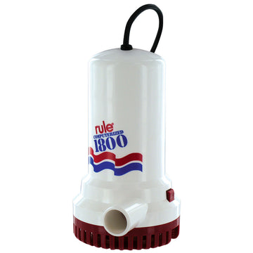 Rule A53S Sump/Utility Pump, 1800 GPH, Automatic, 110V
