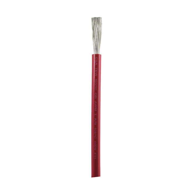 Ancor 2 AWG Marine Grade Battery Cable, Red, Sold by the Foot