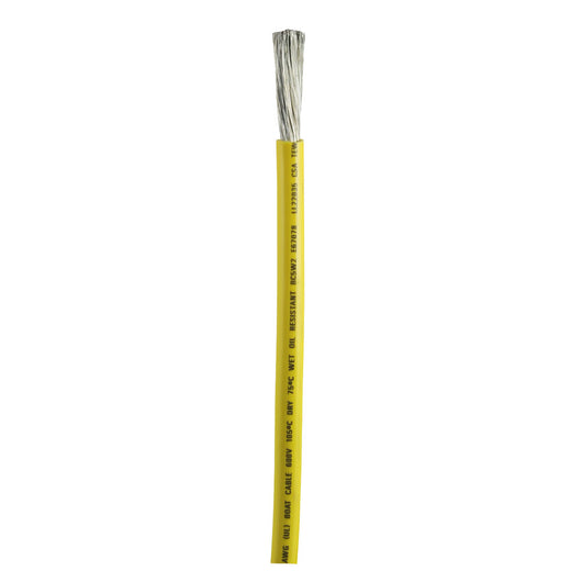 Ancor 2 AWG Marine Grade Battery Cable, Yellow