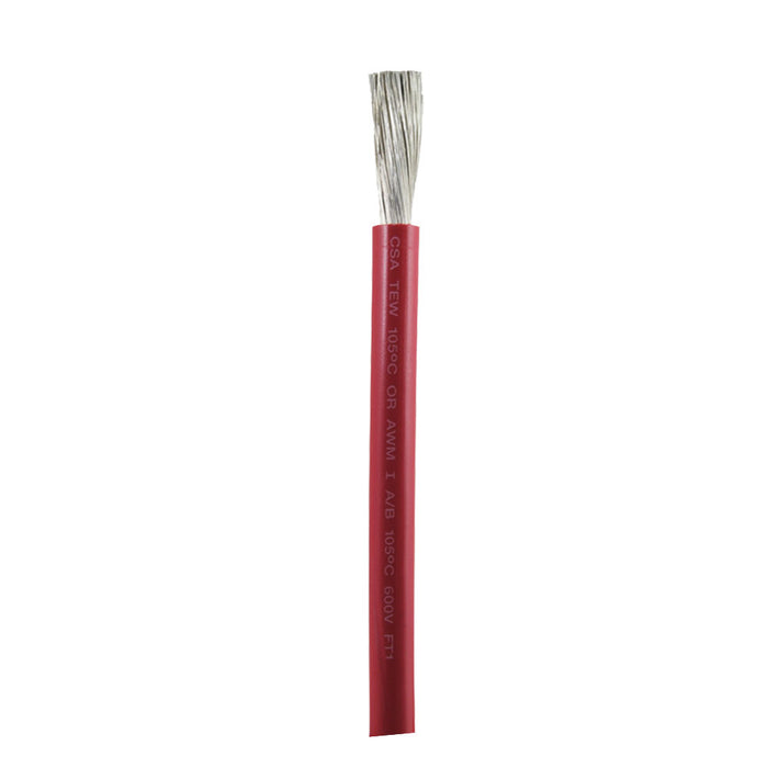 Ancor 1 AWG Red Battery Cable, Sold By The Foot