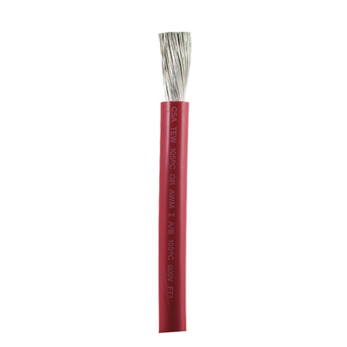 Ancor 2/0 AWG Marine Grade Battery Cable, Red