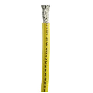 Ancor 1179-FT Yellow 2/0 AWG Battery Cable, Tinned Copper, 600V, Per Foot