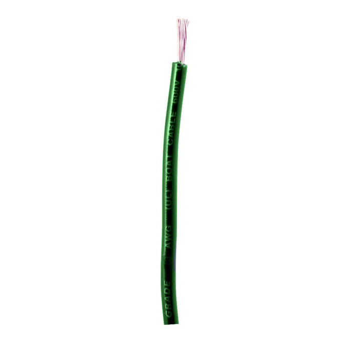 Ancor Green 10 AWG Marine Grade Primary Wire - By the Foot