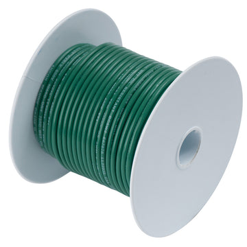 Ancor Marine Grade 8 AWG Tinned Copper Battery Cable, Green – 100 ft.