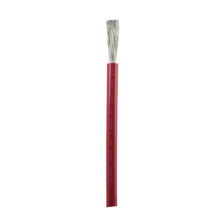 Ancor 6 AWG Marine-Grade Battery Cable, Red