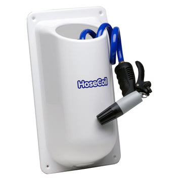 HoseCoil Side Mount Enclosure, 15' High-Performance Washdown Hose