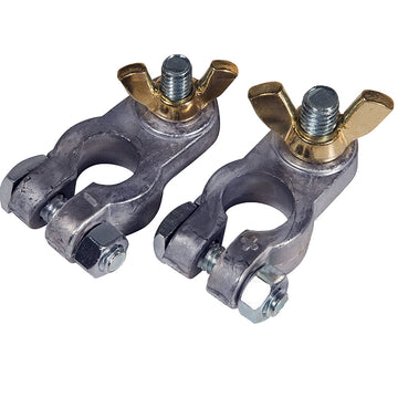 Ancor Lead Battery Terminal Set, 5/16" & 3/8" Stud, Marine Grade