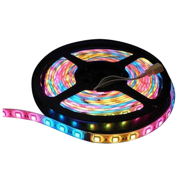 Lunasea Lighting Waterproof IP68 RGB LED Strip Light, 5M, 12V DC