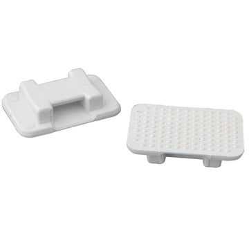 Weld Mount AT-5 Large White Nylon Wire Tie Mount, 100-Pack – ABS Certified
