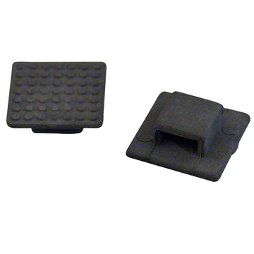 Weld Mount AT-3B Small Black Nylon Wire Tie Mount, 50-Pack, 50 lbs Pull