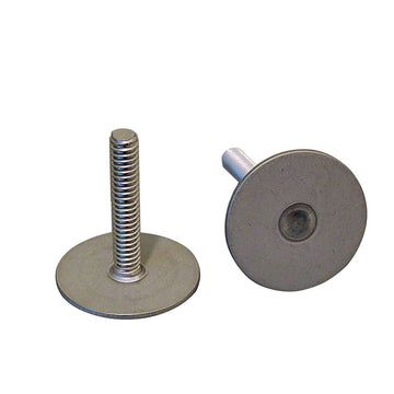 Weld Mount 1 in. Tall Stainless Stud, 1/4 in.-20 Threads, 10-Pack