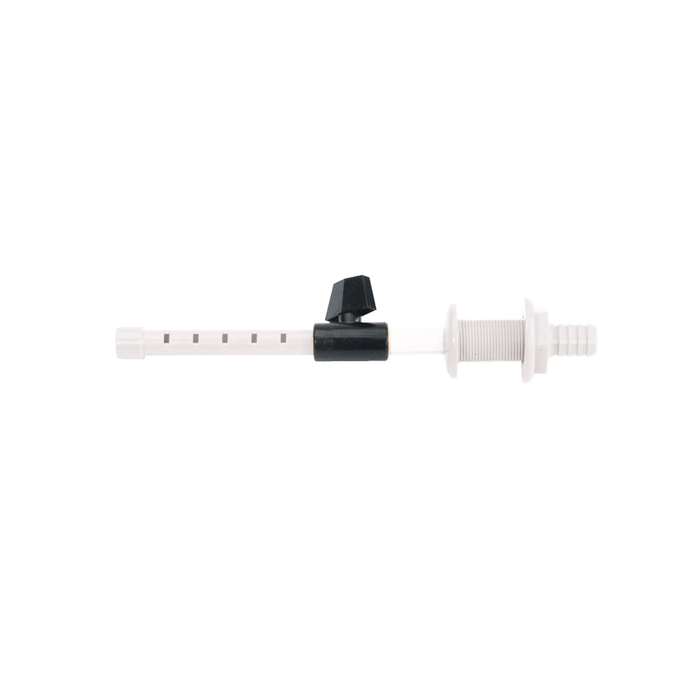 Johnson Pump Aerator Head, 9-3/4" Spray Bar with Shut-Off Valve, 3/4" Thru-Hull