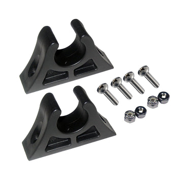 Attwood Marine Paddle Clips, Black – Fits 1" Shafts, Set of 2