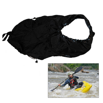 Attwood Marine Universal Fit Kayak Spray Skirt, Black, 210 Denier Nylon