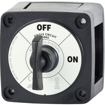 Blue Sea Systems m-Series Mini ON-OFF Battery Switch, 300A, Ignition Protected