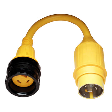 Marinco 110A Marine Pigtail Adapter, 30A Female to 50A Male