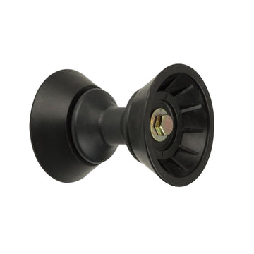 C.E. Smith 3" Bow Bell Roller Assembly, Black TPR, 6" W x 4.5" Dia.