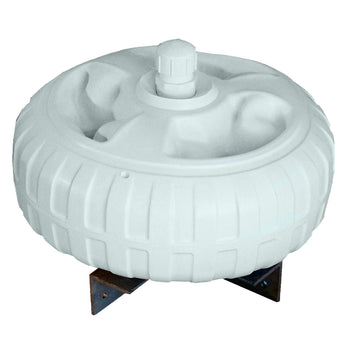 Dock Edge 18" Inflatable Dock Wheel, White