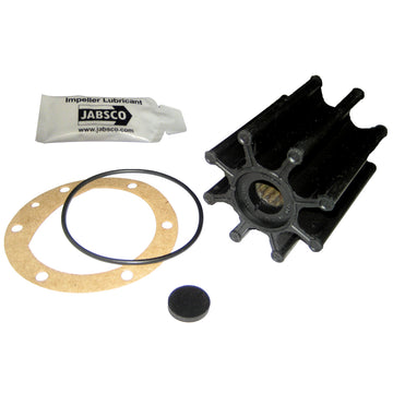 Jabsco Neoprene Impeller Kit, 8-Blade, 2-9/16" D x 3" W, Spline Drive