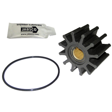 Jabsco 12-Blade Neoprene Impeller Kit, Key Drive, 2-9/16" Diameter