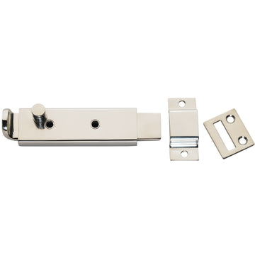 Whitecap Spring Loaded Slide Bolt/Latch, 316 Stainless Steel – 5-5/16"