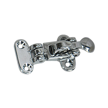 Whitecap Anti-Rattle Hold Down Lock Hasp, Chrome Plated Brass