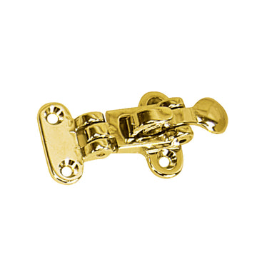 Whitecap Anti-Rattle Hold Down, Polished Brass, 3-15/16" Length