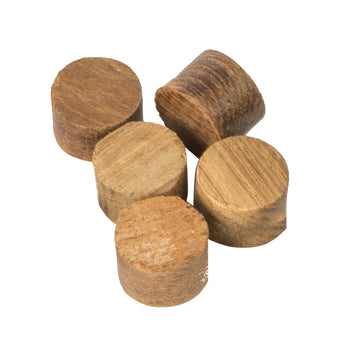 Whitecap Teak Plugs, 5/8 Inch, 20-Pack for Marine Use