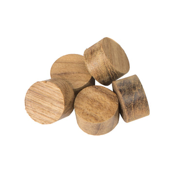 Whitecap Premium Teak Plugs, 3/4" – 20 Pack for Marine & Woodworking