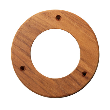 Whitecap Teak Trim Ring, 4" Inner Diameter Opening – 6-3/8" Overall