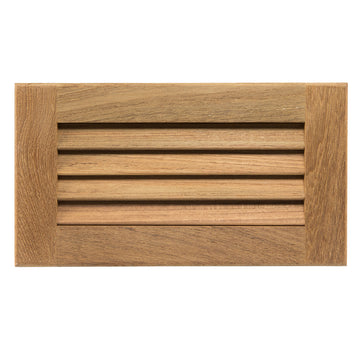 Whitecap Teak Louvered Insert, 6-3/8" x 11-3/16" – Marine Grade