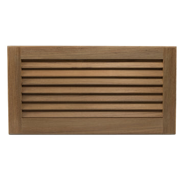 Whitecap Teak Louvered Insert, 9-3/8 in. x 18 in. x 3/4 in.