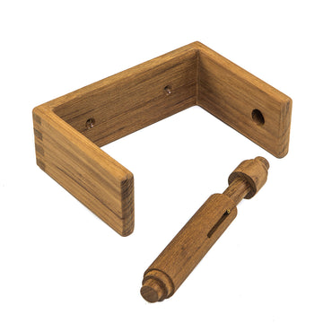 Whitecap Teak Toilet Tissue Rack, Marine Grade Teak
