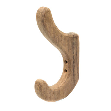 Whitecap Teak Utility Hook, 7" – Premium Marine Grade